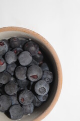 blueberries in a bowl