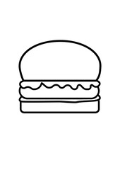 Burger flat icon