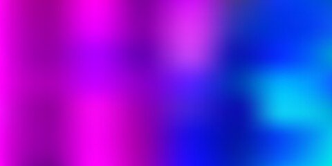 Light pink, blue vector blurred background.