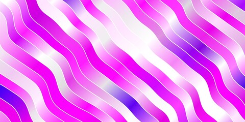 Fototapeta premium Light Pink vector background with bent lines. Colorful illustration in abstract style with bent lines. Best design for your posters, banners.