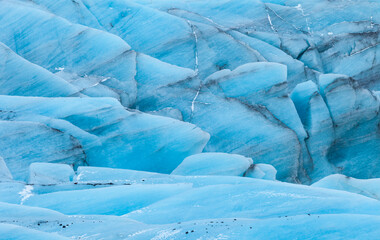 Svinafellsjokull glacier, Skaftafell National Park, Southern Iceland, Iceland, Europe