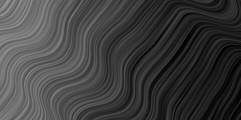 Light Gray vector texture with curves. Brand new colorful illustration with bent lines. Pattern for booklets, leaflets.