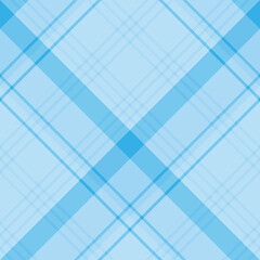 Seamless pattern in simple cozy blue colors for plaid, fabric, textile, clothes, tablecloth and other things. Vector image. 2