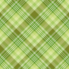 Seamless pattern in simple cozy green colors for plaid, fabric, textile, clothes, tablecloth and other things. Vector image. 2