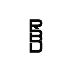 rbd letter original monogram logo design