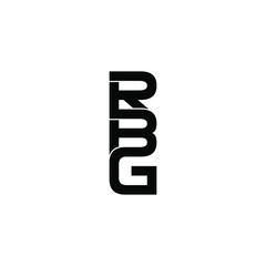 rbg letter original monogram logo design