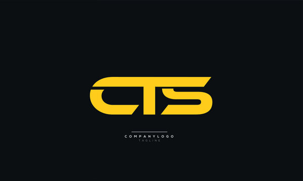 CTS Letter Business Logo Design Alphabet Icon Vector Symbol