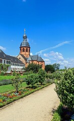 Fototapeta na wymiar Basilica in Seligenstadt Germany 