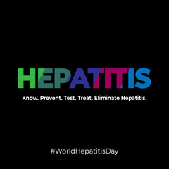 Vector illustration of World Hepatitis Day with fin the missing millions concept. 
