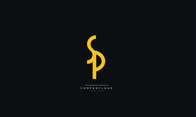 SP Letter Business Logo Design Alphabet Icon Vector Symbol