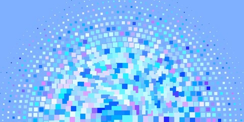 Light Pink, Blue vector layout with lines, rectangles. Abstract gradient illustration with colorful rectangles. Pattern for commercials, ads.