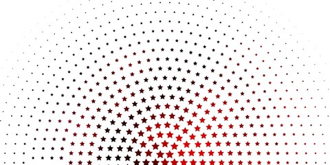 Light Red vector pattern with abstract stars. Colorful illustration with abstract gradient stars. Best design for your ad, poster, banner.