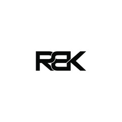 rbk letter original monogram logo design