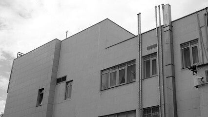 
Elements and details of the facade of buildings in Russia