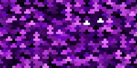 Dark Purple vector pattern in square style. Rectangles with colorful gradient on abstract background. Best design for your ad, poster, banner.