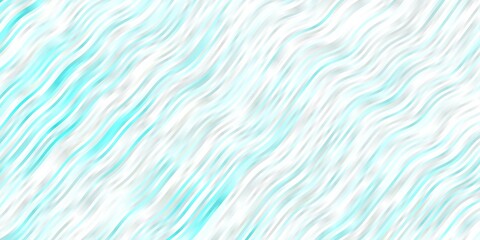 Light BLUE vector pattern with wry lines. Colorful abstract illustration with gradient curves. Pattern for commercials, ads.