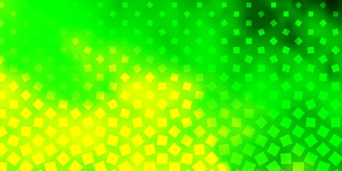 Light Green, Yellow vector layout with lines, rectangles. Modern design with rectangles in abstract style. Modern template for your landing page.