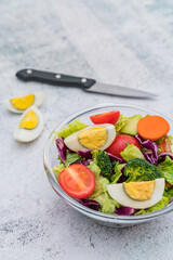 Healthy food vegetable salad