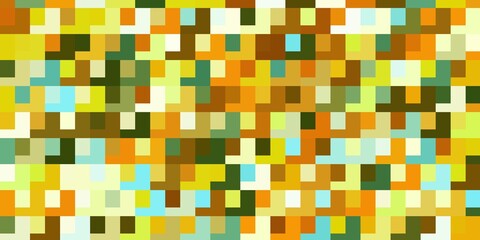 Light Green, Yellow vector backdrop with rectangles. New abstract illustration with rectangular shapes. Template for cellphones.