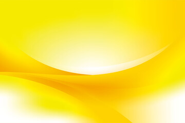 Abstract Smooth Fresh Orange Yellow Wavy Background Design Template Vector, Funky Blurry Flowing Background with Copy Space for Text