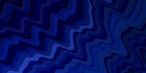 Light BLUE vector template with lines. Gradient illustration in simple style with bows. Design for your business promotion.