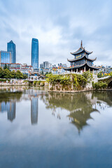 Daytime scenery of Jiaxiu Building in Guiyang, Guizhou, China