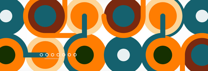 Circles and lines abstract background for covers, banners, flyers and posters and other templates