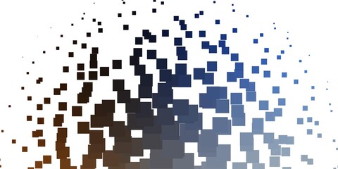 Light Blue, Yellow vector background with rectangles. Abstract gradient illustration with rectangles. Pattern for commercials, ads.