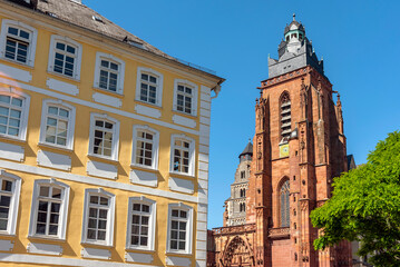 Fototapeta na wymiar Wetzlarer Dom in der historischen Altstadt