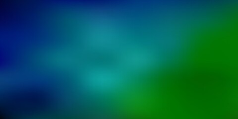 Light blue, green vector blurred background.