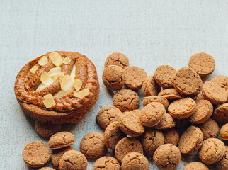 Traditional Dutch baked goods with spices, eaten around the festivities in december