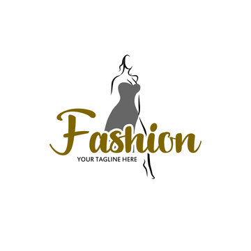 Illustration vector graphic of Fashion logo, simple art with initial. good for brand boutique, store logo
