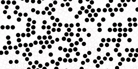 Dark Red vector texture with disks. Abstract decorative design in gradient style with bubbles. Design for your commercials.