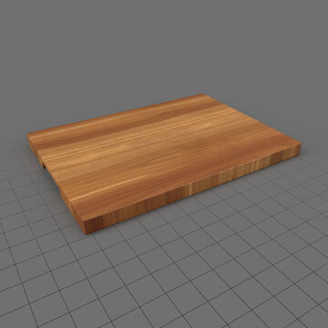 Wooden butcher block
