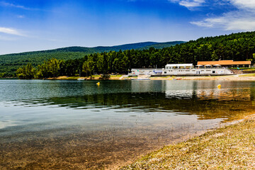 Fototapeta premium Lago del rasillo en la Rioja, españa