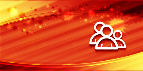 Group icon special summer sunlight orange banner background bright illustration