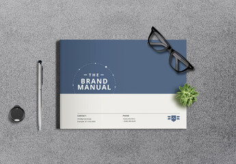 Minimalist Brand Identity Brochure Layout