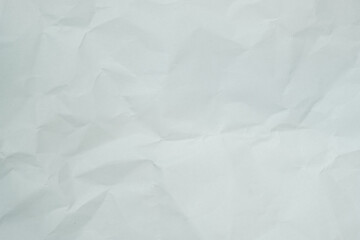 Texture of white recycle crumpled paper, copy space for text.