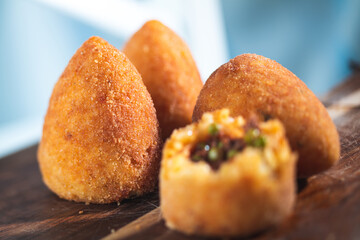 Delicious home made rice balls  from Sicily, called Arancine