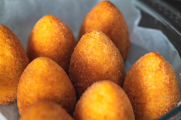 Delicious home made rice balls  from Sicily, called Arancine