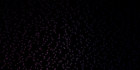 Dark Pink vector pattern with abstract stars. Modern geometric abstract illustration with stars. Pattern for new year ad, booklets.