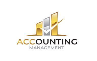 Accounting Tax management logo design