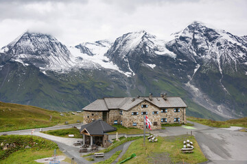 Summer alpine landscape in National Park Hohe Tauern, Austria. Panorama of the Alps, National Park Hohe Tauern