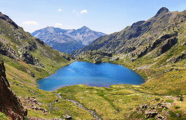 Towards Pica d'Estats, top of Catalonia, Pyrenees