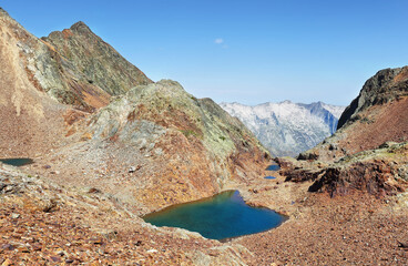 Towards Pica d'Estats, top of Catalonia, Pyrenees
