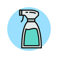 Water Sprayer Icon Design. Cleaning Equipment Vector Illustration