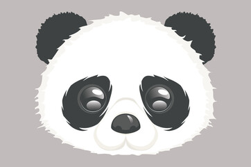 Cartoon panda bear