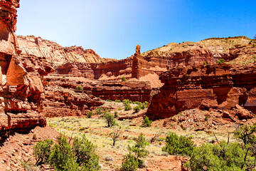 Zion Nation Park Utah Red Rocks