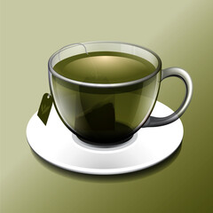 cup of green tea