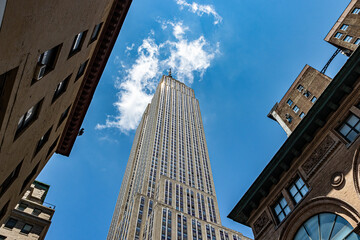 Fototapeta na wymiar new york city skyscrapers